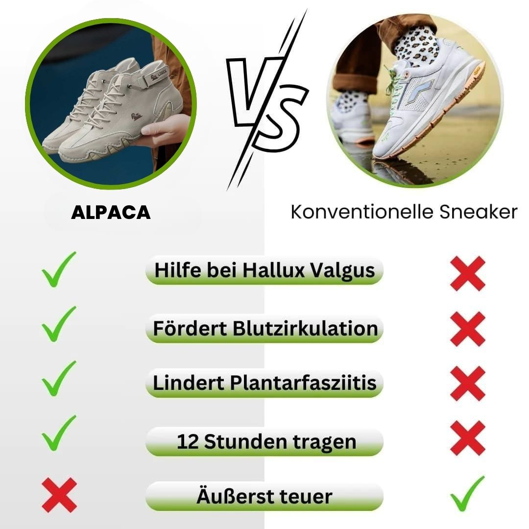 Alpaca Ergonomischer Premium-Komfort - Fußbekleidung WSNCKT