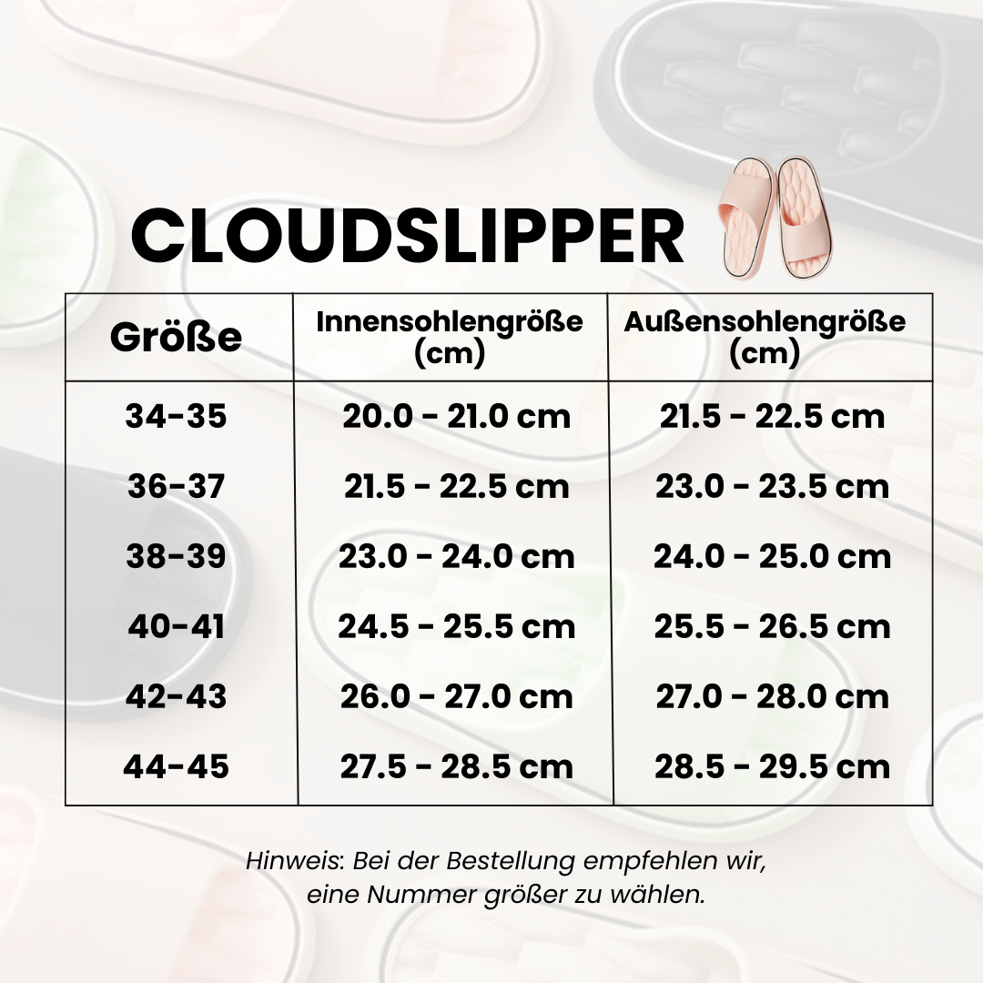 Wolkenförmige Hausschuhe mit Premium-Komfort – WSNCKT