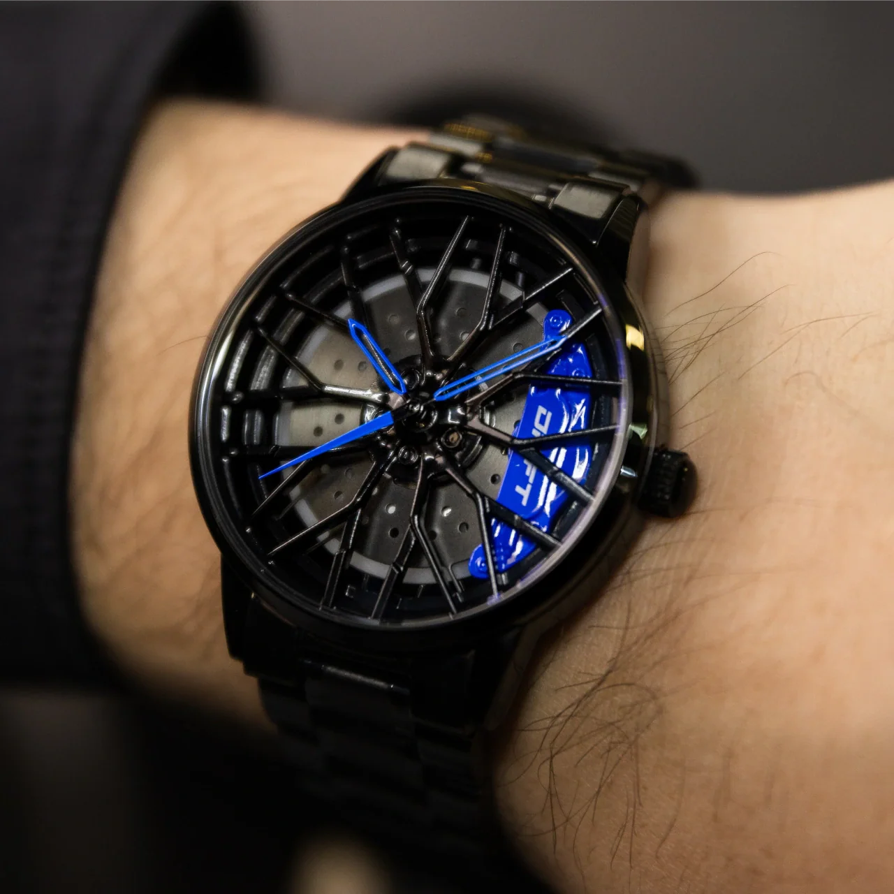 Motorsport-Felgen-Uhr