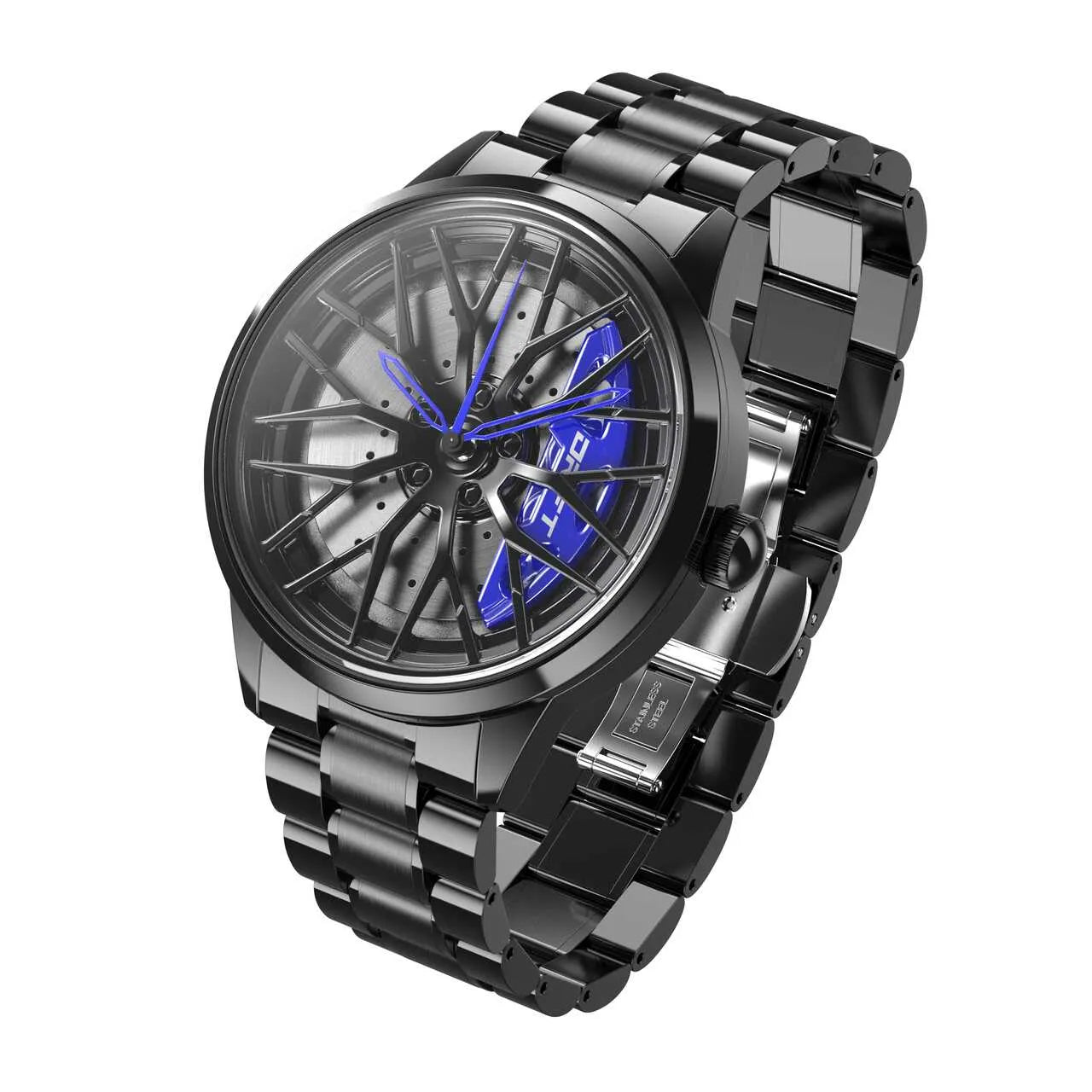 Motorsport-Felgen-Uhr
