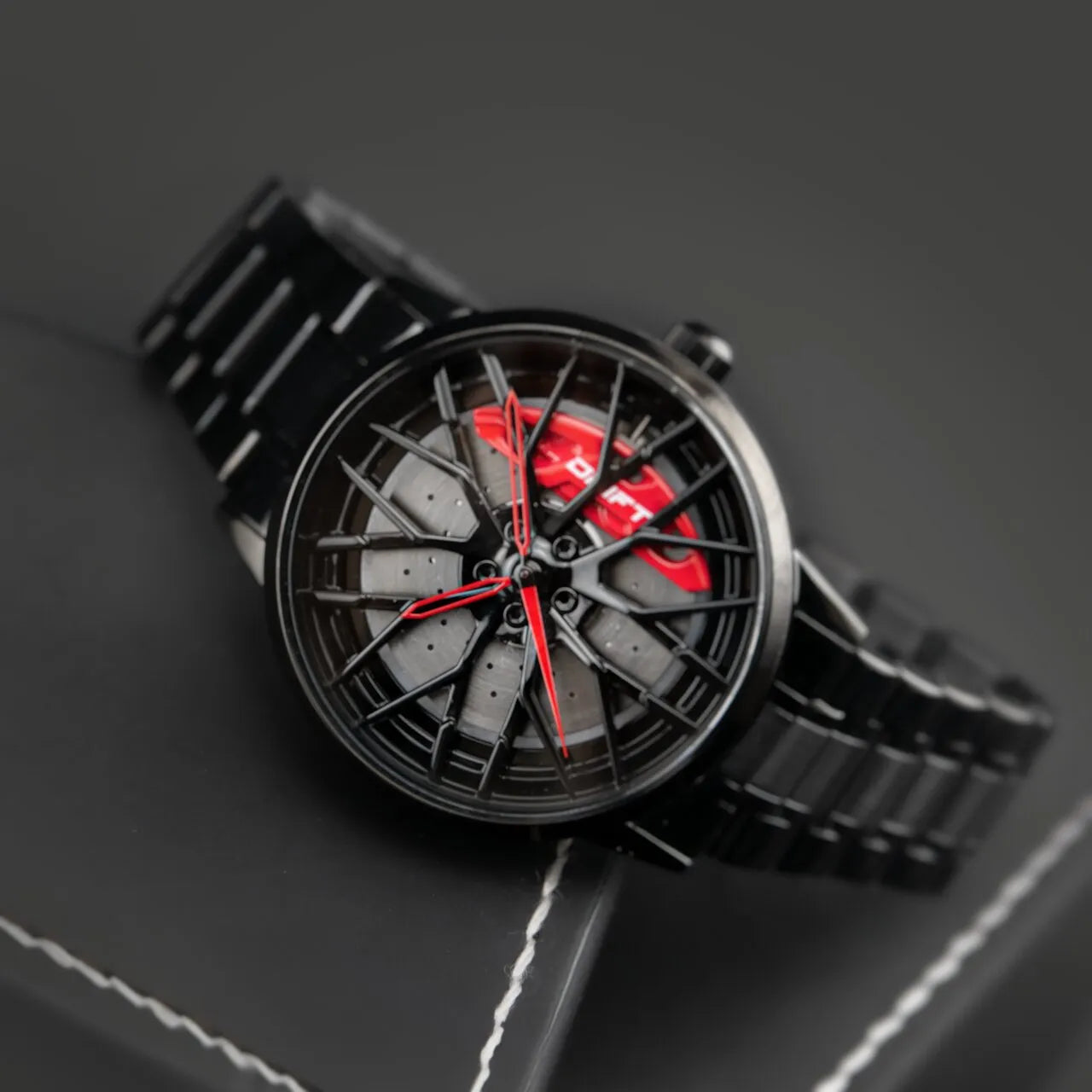 Motorsport-Felgen-Uhr