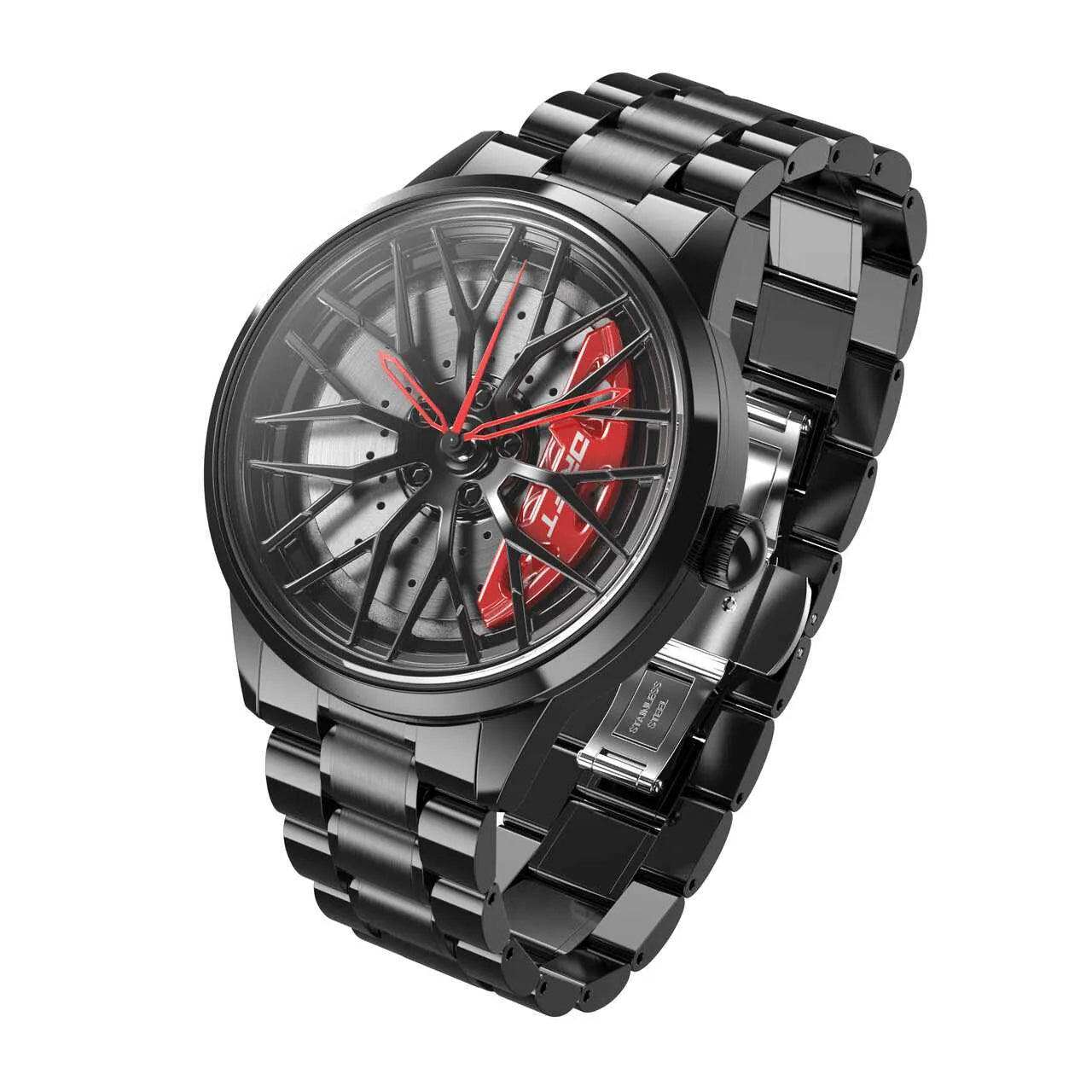 Motorsport-Felgen-Uhr