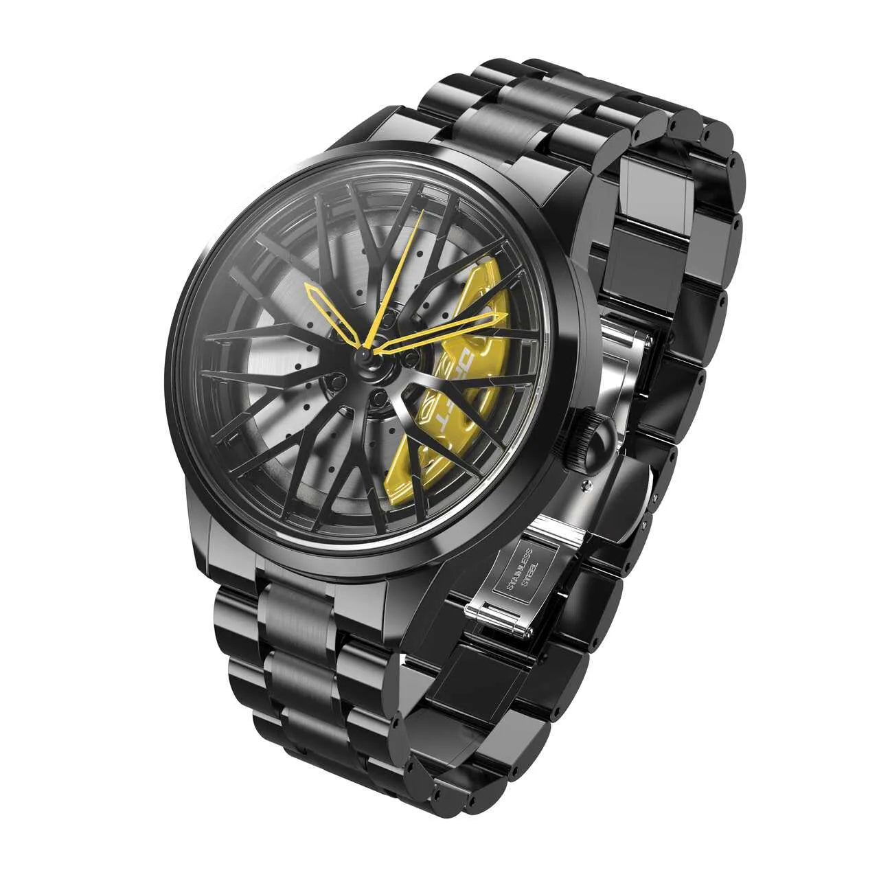 Motorsport-Felgen-Uhr