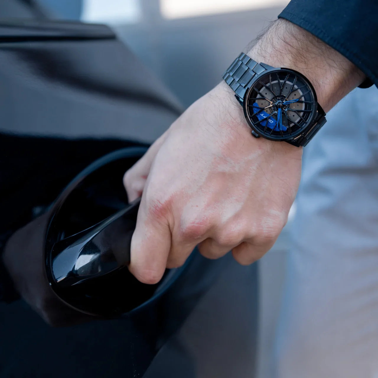 Motorsport-Felgen-Uhr